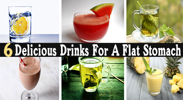 6 Delicious Drinks For A Flat Stomach