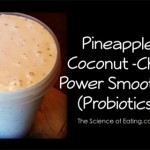 Pineapple Coconut Chia Power Smoothie (Probiotics)