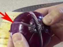 She Cuts 4 Sections In An Onion And Adds Vinegar. Minutes Later… This Is Perfect
